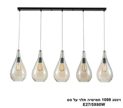 וינטג 1098 חמישיה תלוי על פס