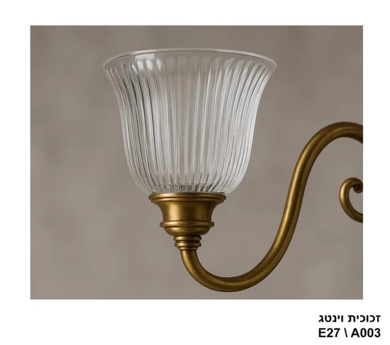 זכוכית וינטג' A003